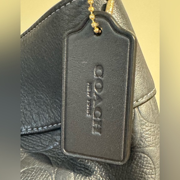 Coach Lexy Signature Embossed Leather Bag - Picture 2 of 12